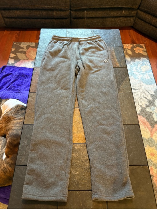 ALO Yoga Pants - ALO  Women’s Gray Fleece Joggers